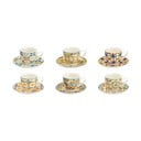 Set di 6 tazze con piattini Medicea - Brandani