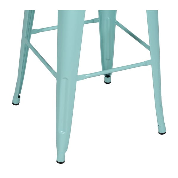 Set di sedie da bar turchese in metallo 2 pz (altezza della seduta 76,5 cm) – Ixia-image-2
