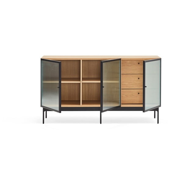 Vetrina in rovere 140x78 cm Blur - Teulat-image-2