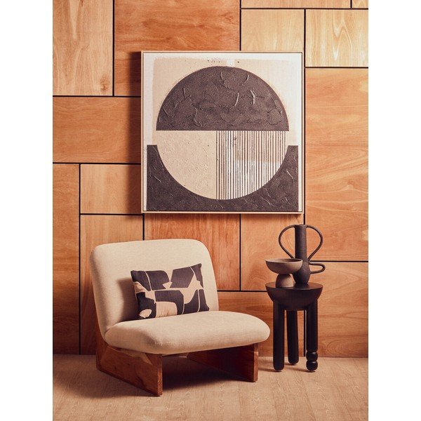 Dipinto con cornice inclusa/dipinto su tela 103x103 cm Astratto – Premier Housewares-image-1