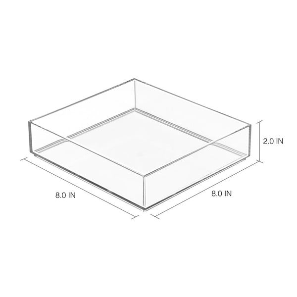 Organizzatore trasparente , 20 x 20 cm Clarity - iDesign-image-1