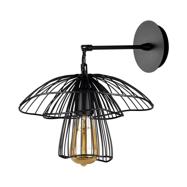 Lampada da parete nera, altezza 36 cm Root - Squid Lighting-image-3