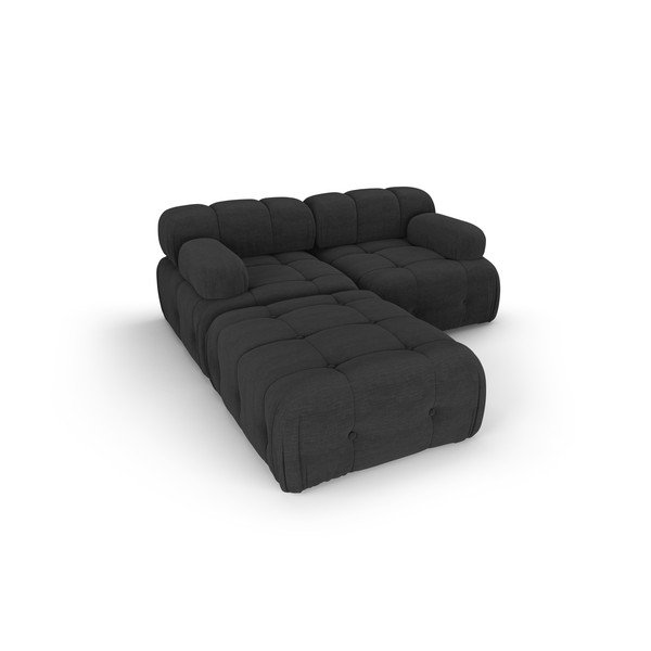 Divano angolare componibile nero Ferento – Cosmopolitan Design-image-4