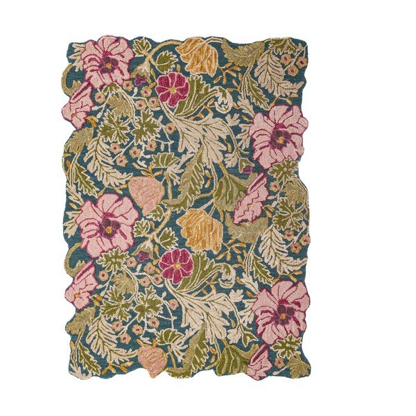 Tappeto in lana tessuto a mano 160x230 cm Daphne Shaped Floral – Flair Rugs