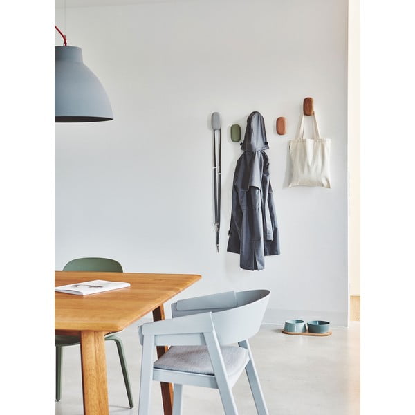 Gancio da parete in rovere nero Gemma Oak Black - MiaCara-image-1