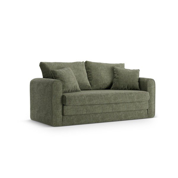 Divano verde allungabile 158 cm Lido – Micadoni 