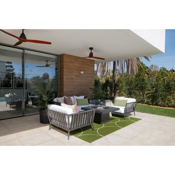 Passatoia da interno/esterno verde scuro 70x300 cm Boo Dark Olive – Pappelina-image-4