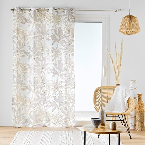 Tenda in beige e oro 135x240 cm Vayana - douceur d'intérieur-image-4