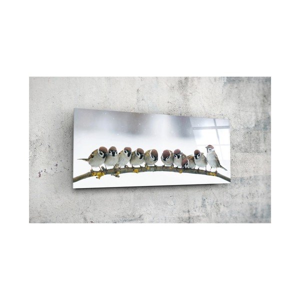Pittura su vetro Fernoso, 92 x 36 cm - Insigne