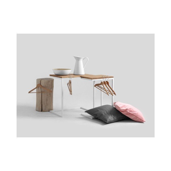 Tavolo pieghevole con struttura bianca Lupe - CustomForm-image-3
