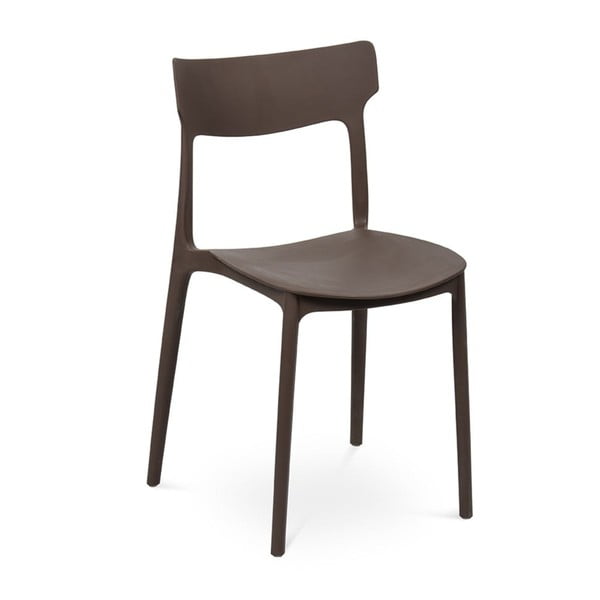 Sedia da esterno marrone in plastica Biá – Bonami Essentials