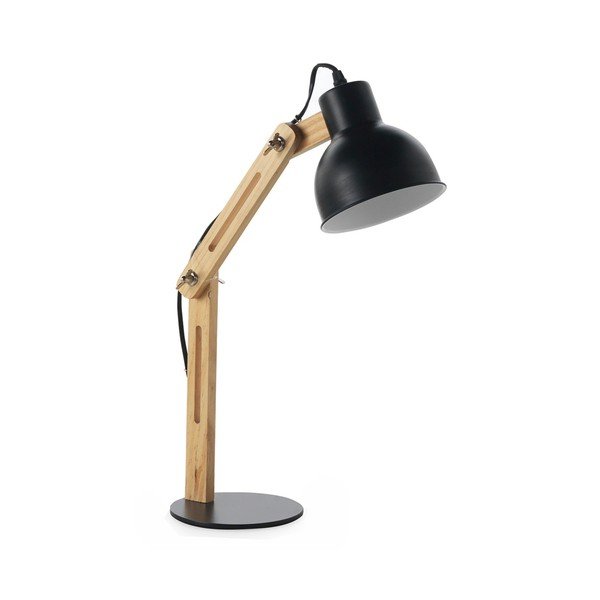 Černá stolní Lampa Geese Wooden