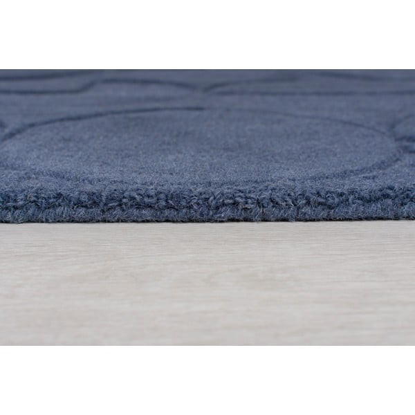 Tappeto in lana blu 120x170 cm Gigi - Flair Rugs-image-4