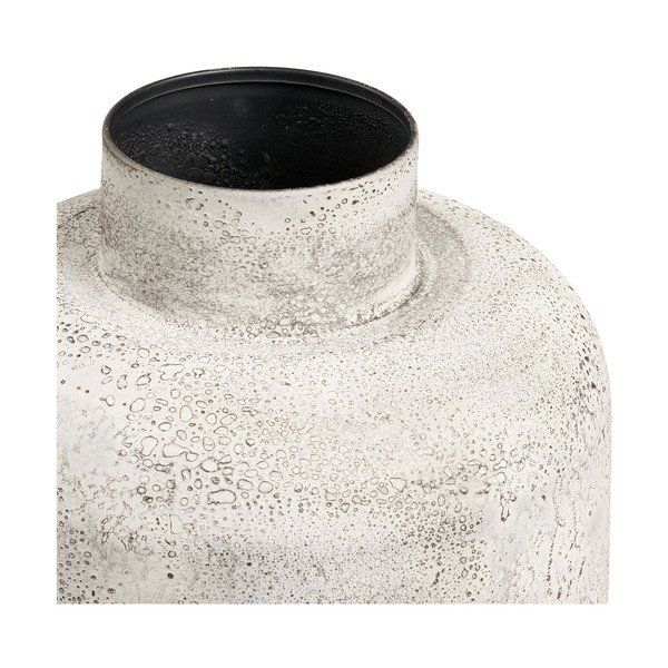 Vaso color crema in metallo alto (altezza totale 60,5 cm) Hou – House Nordic-image-3