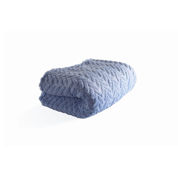 Coperta blu in micropile 150x200 cm Rena – Tiseco Home Studio