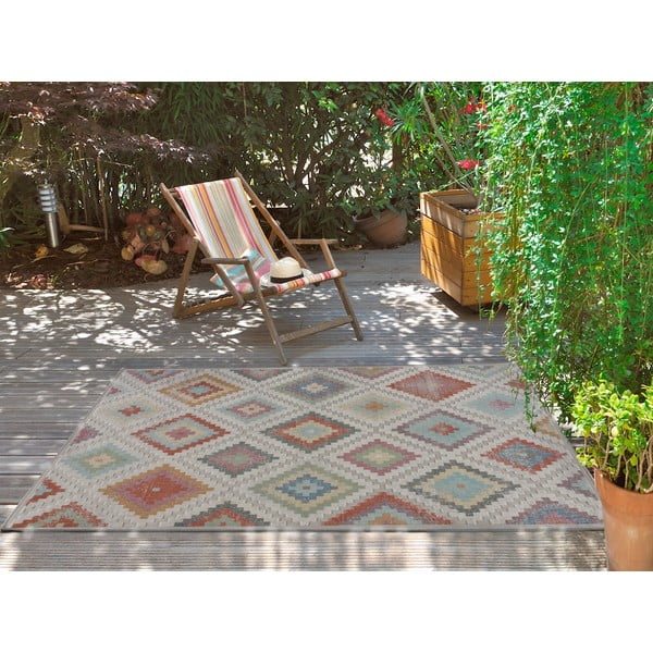 Tappeto beige per esterni 190x133 cm Soley - Universal-image-1