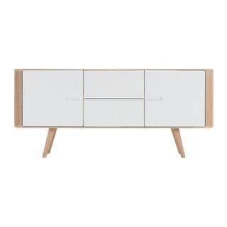Cassettiera in rovere , 135 x 42 x 60 cm Ena - Gazzda