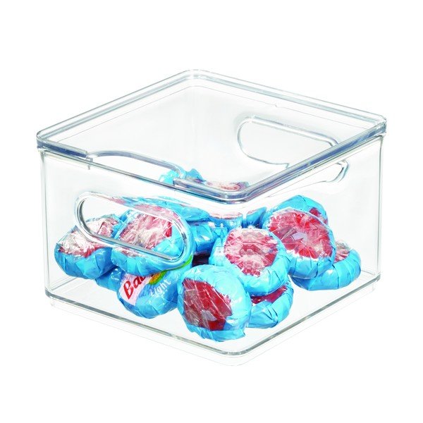 Scatola trasparente con coperchio iDesign The Home Edit, 15,2 x 15,2 cm - iDesign/The Home Edit-image-3