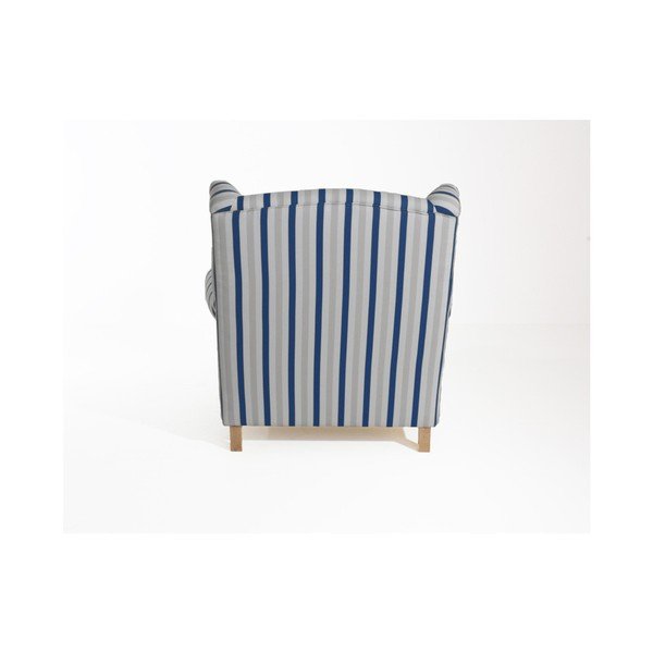 Poltrona a righe blu Harvey - Max Winzer-image-2