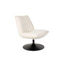 Poltrona bianca in tessuto bouclé Jax - White Label
