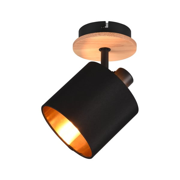 Faretto nero/di colore naturale ø 12 cm Tommy – Reality-image-3