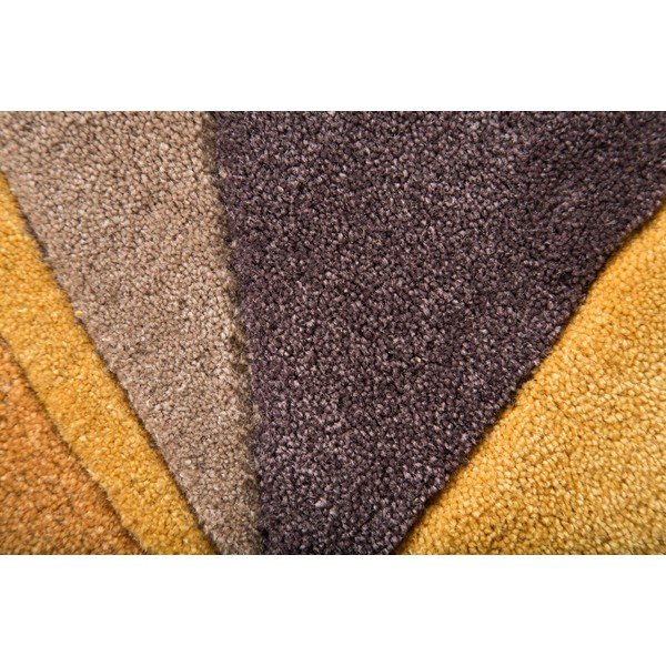 Tappeto giallo , ⌀ 135 cm Splinter - Flair Rugs-image-1