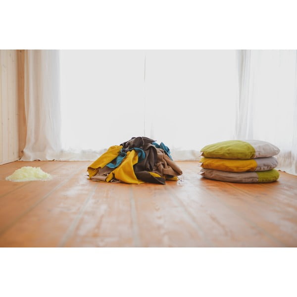 Cuscino verde e crema Lentils - Linda Vrňáková-image-1