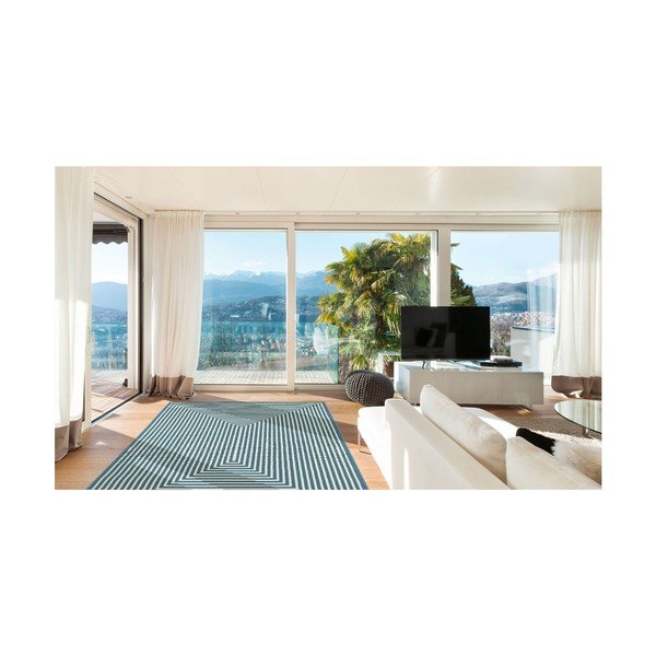 Tappeto blu per esterni , 133 x 190 cm Braid - Floorita-image-4