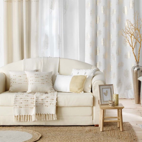 Tenda beige in cotone 140x240 cm Golden Sunset – douceur d'intérieur-image-4