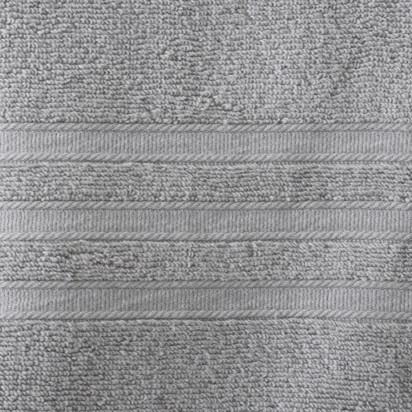 Asciugamano tipo terry grigio chiaro in cotone 70x120 cm Zero Twist – Catherine Lansfield-image-3