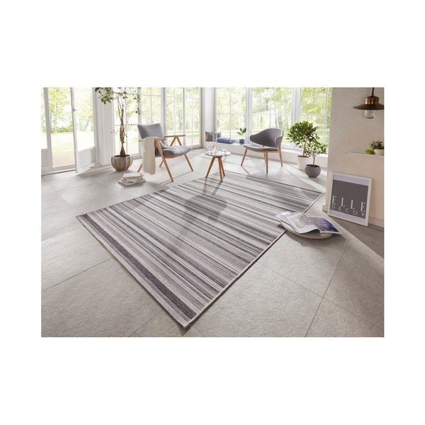 Tappeto grigio adatto per esterni Secret Calais, 140 x 200 cm - Elle Decoration-image-3