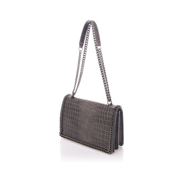 Borsa in pelle grigia Cosma - Lisa Minardi-image-2