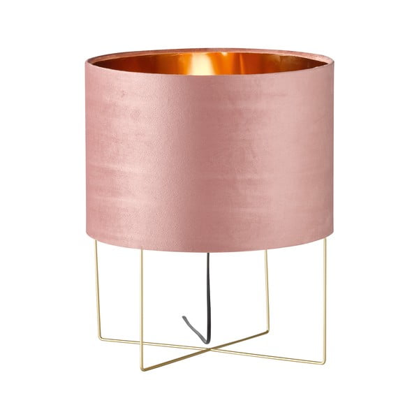 Lampada da tavolo rosa, altezza 43 cm Aura - Fischer & Honsel