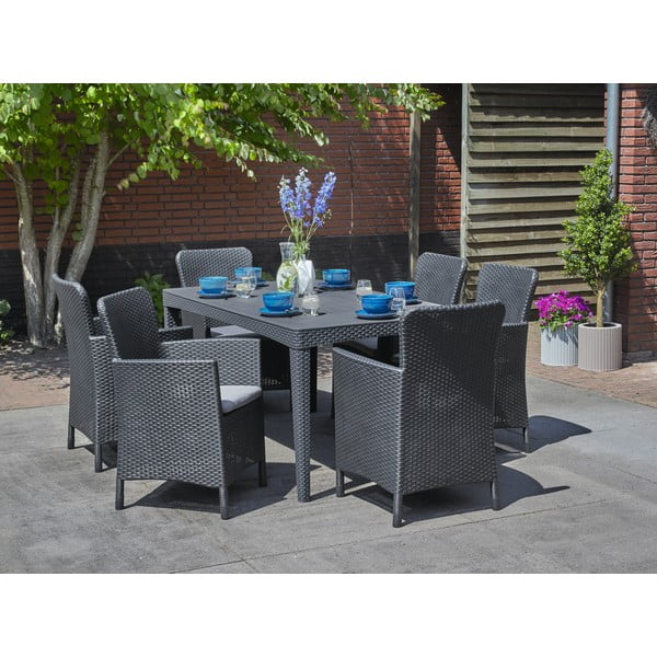 Tavolo da pranzo da giardino 90x160 cm Girona - Keter-image-1