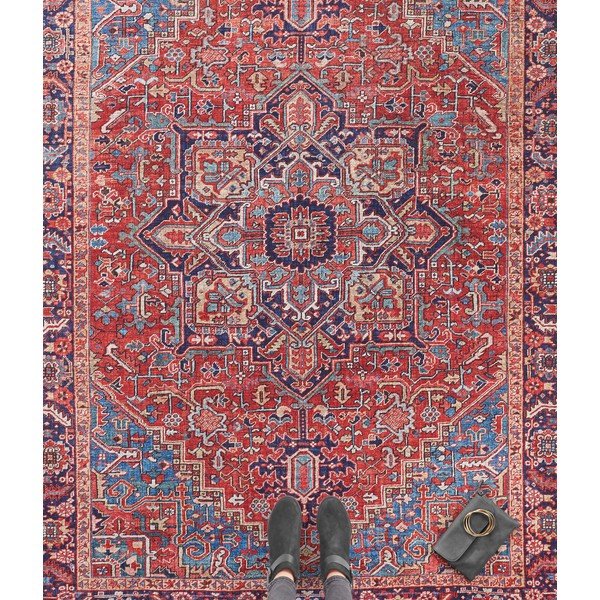 Tappeto rosso , 160 x 230 cm Amata - Nouristan-image-1