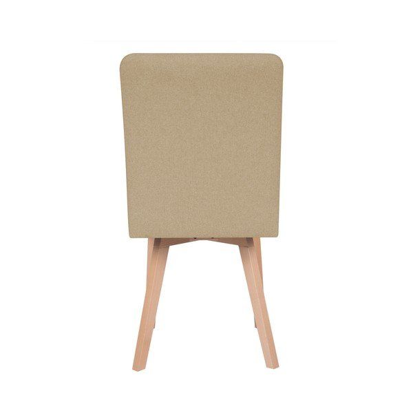 Sedia da pranzo beige Tulip - Mazzini Sofas-image-2