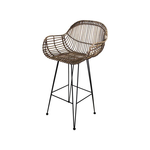 Sedia da bar in rattan - HSM collection