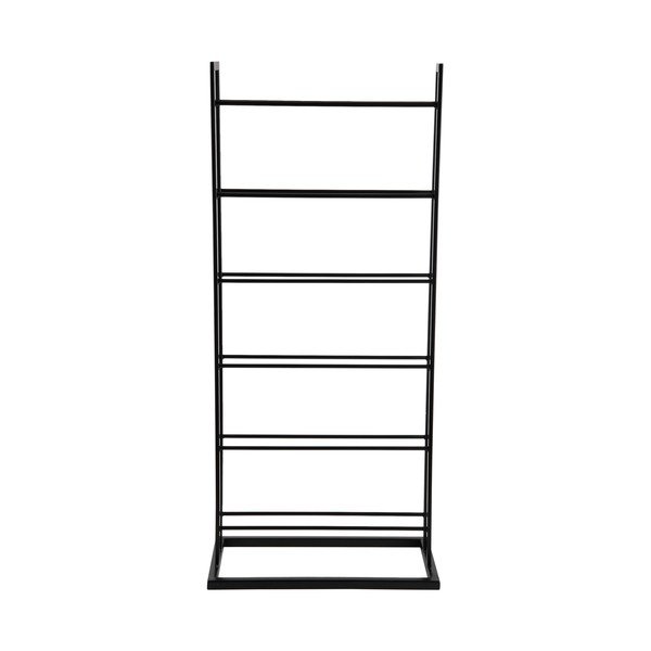 Portabottiglie nero in metallo numero di bottiglie 5 38x84,5x20 cm Single Floor – PT LIVING