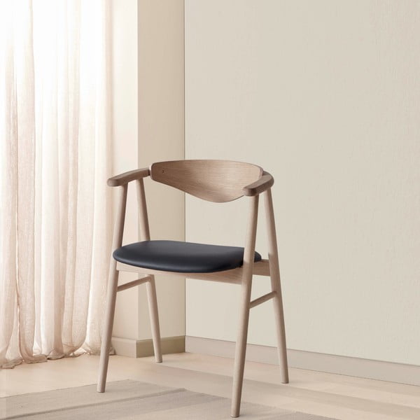 sedia da pranzo in pelle Traditional - Hammel Furniture-image-1