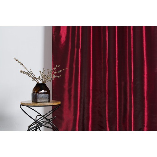 Tenda bordeaux 140x245 cm Royal Taffeta - Mendola Fabrics-image-2