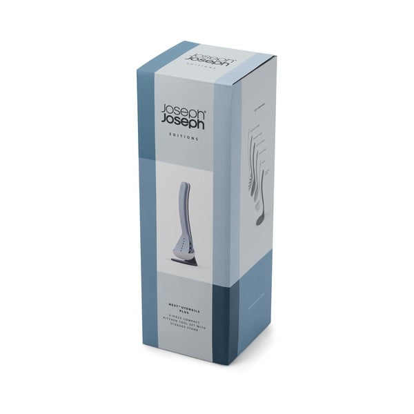 Set di 5 utensili da cucina blu con supporto Nest Utensils Plus Nest Sky - Joseph Joseph-image-3