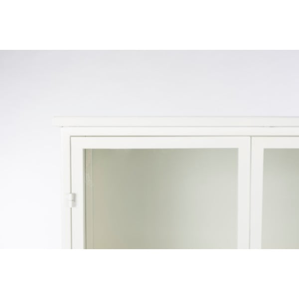 Vetrina metallica bianca 35x150 cm Miya - White Label-image-3