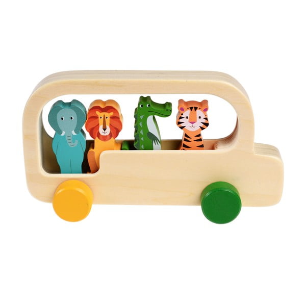 Autobus in legno Colourful Creatures - Rex London-image-3