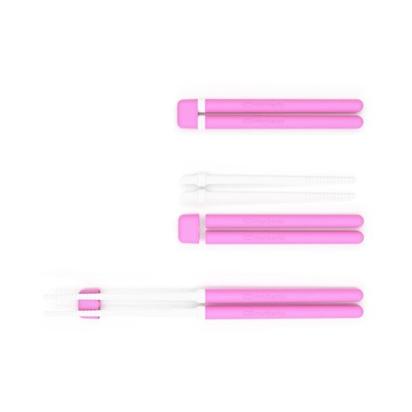 Růžové jídelní hůlky Monbento Pair