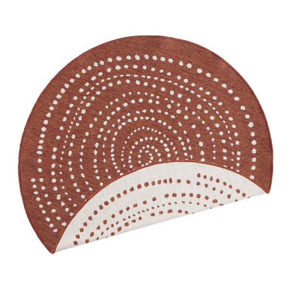 Tappeto rosso per esterni , ⌀ 140 cm Bali - NORTHRUGS-image-3