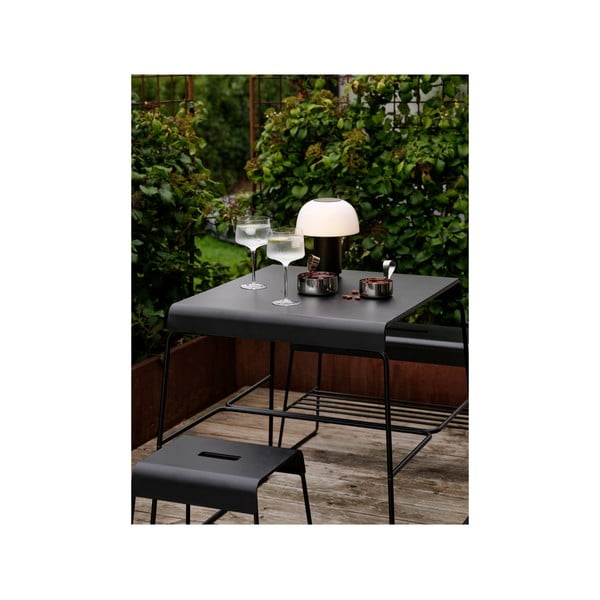 Sgabello in metallo nero A-Stool - Zone-image-3