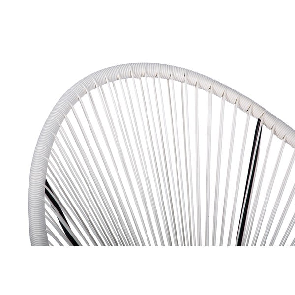 Poltrona da giardino bianca in rattan artificiale Avocado - Bonami Selection-image-4