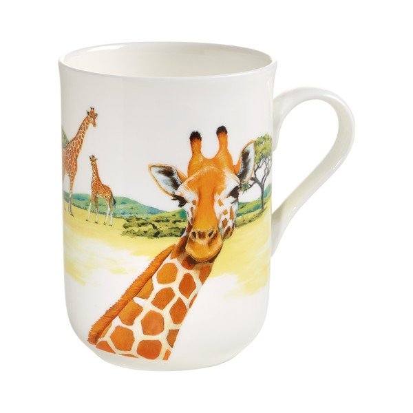 Hrnek z kostního porcelánu Maxwell & Williams Animals Giraffe, 330 ml