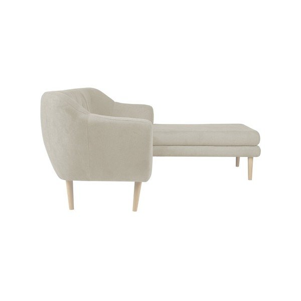 Divano beige con lettino sul lato destro Sicile - Mazzini Sofas-image-2