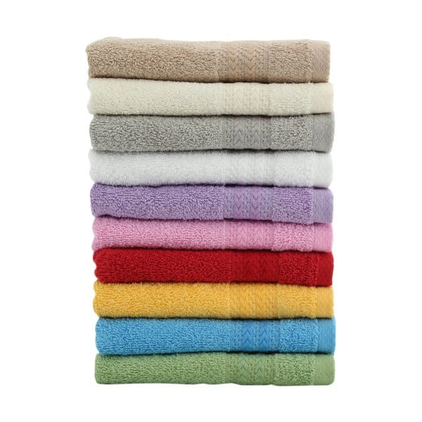 Set di 10 asciugamani, 30 x 50 cm Rainbow - Foutastic-image-2